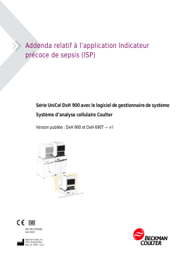 Beckman Coulter Early Sepsis Indicator (ESId) Application Manuel du propriétaire
