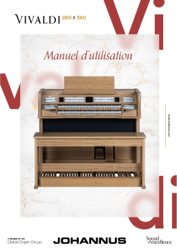 Johannus Vivaldi 260 Manuel utilisateur