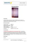 Conatex Tube spectral H&eacute;lium Manuel du propri&eacute;taire