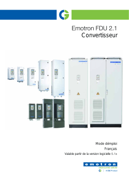 Emotron FDU 2.1 Manuel utilisateur
