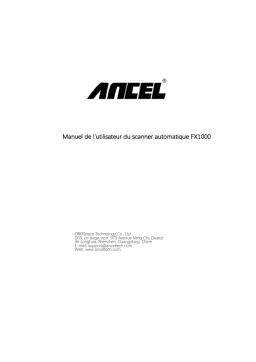 ANCEL FX1000 Manuel du propriétaire