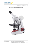 Conatex Microscope RED 130/600 Manuel du propri&eacute;taire