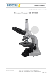 Conatex Microscope trinoculaire LED BM Manuel du propri&eacute;taire