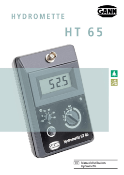 GANN HT 65 Manuel du propriétaire
