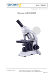 Conatex Microscope Motic BA81A Manuel du propri&eacute;taire
