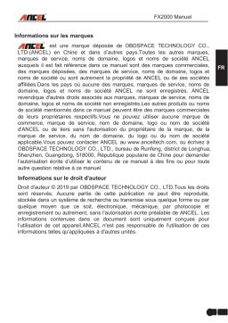 ANCEL FX2000 Manuel utilisateur