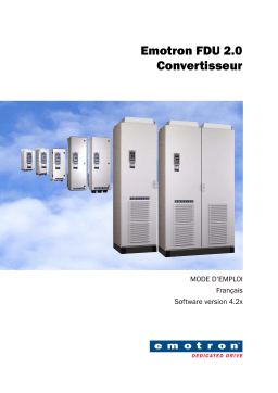 Emotron FDU 2.0 Manuel utilisateur