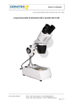 Conatex Loupe binoculaire XTX 5C LED Manuel du propri&eacute;taire