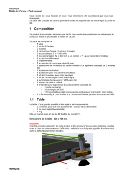 Conatex 2D Luftkissentisch Manuel du propriétaire