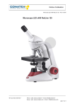 Conatex Microscope Motic RED 120/1000 Manuel du propri&eacute;taire