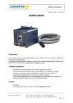 Conatex Soufflerie r&eacute;glable Manuel du propri&eacute;taire