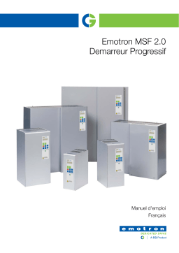 Emotron MSF 2.0 Manuel utilisateur