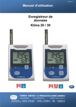 GANN Klima 30 Manuel du propriétaire