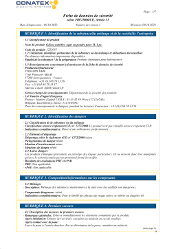 Conatex Gélose nutritive standard Manuel du propriétaire
