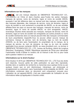 ANCEL FX3000 Manuel utilisateur