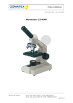 Conatex Microscope SXBL Manuel du propri&eacute;taire
