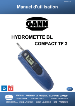 GANN BL Compact TF 3 Manuel du propriétaire