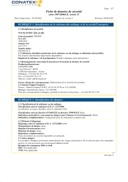 Conatex Zinc en lame 100 x 40 mm 1 pc. Manuel du propriétaire