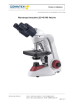 Conatex Microscope RED 132/1000 Manuel du propri&eacute;taire