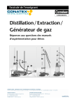 Conatex Kit complet distillation Manuel du propri&eacute;taire