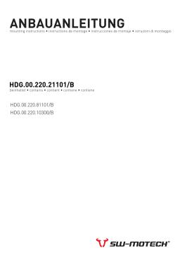 SW-Motech HDG.00.220.21101/B Manuel utilisateur