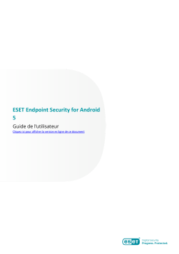 ESET Endpoint Security for Android 5.x Manuel du propriétaire