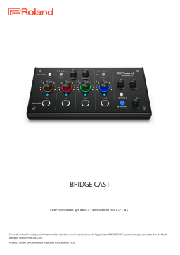 Roland BRIDGE CAST Manuel du propriétaire