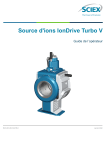SCIEX IonDrive Turbo V Ion Source Manuel utilisateur