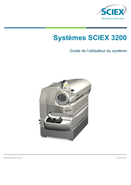 SCIEX 3200 System Mode d'emploi