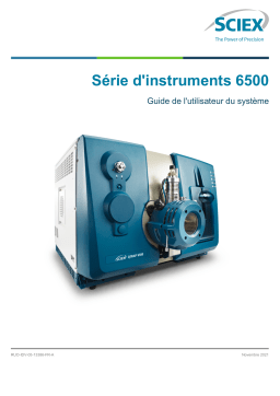 SCIEX 6500 System Mode d'emploi