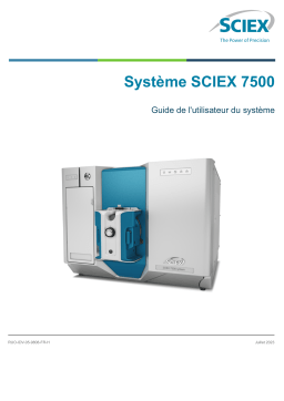 SCIEX 7500 System Mode d'emploi