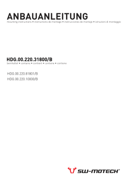 SW-Motech HDG.00.220.31800/B Manuel utilisateur