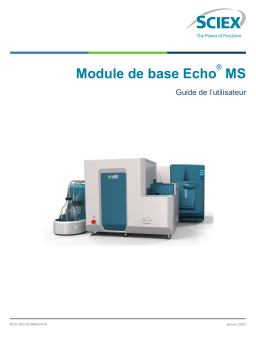 SCIEX Echo MS Core Module System Mode d'emploi
