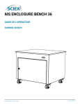 SCIEX MS Enclosure Bench 36 Manuel utilisateur