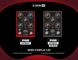 Line 6 POD Express | Bass Manuel du propri&eacute;taire