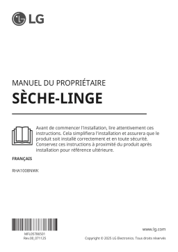 LG RHA1008NWK Manuel utilisateur