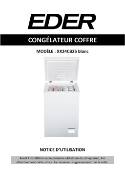 eder XX24CB25 Manuel du propriétaire