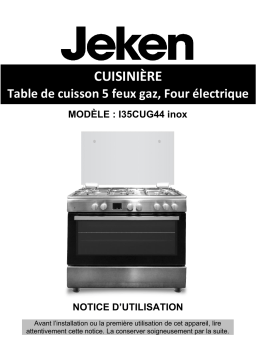 Jeken I35CUG44 Manuel du propriétaire