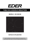 eder ED IH3B BK Manuel du propri&eacute;taire