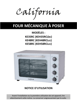 California KE35RC Manuel du propriétaire