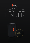 PAJ PEOPLE Finder 4G Manuel du propri&eacute;taire