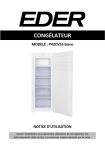 eder P42CV25 Manuel du propri&eacute;taire