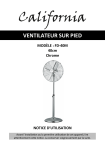 California FD-40M Manuel du propri&eacute;taire