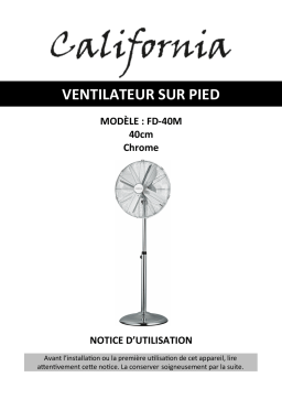 California FD-40M Manuel du propriétaire