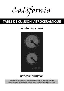 California JDL-CD3001 Manuel du propriétaire