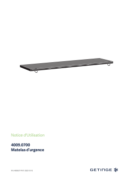 Getinge 000000000040090700 Mode d'emploi