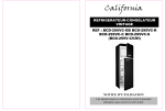 California BCD-295VC-S Manuel du propri&eacute;taire