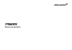 McLaren 750S / 750S Spider Manuel utilisateur