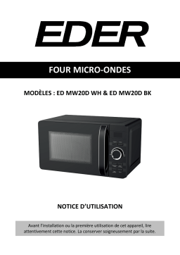 eder ED MW20D WH Manuel du propriétaire
