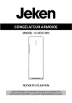 Jeken JE UF227 WH Manuel du propri&eacute;taire